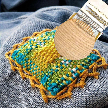 Small Folding Weaving Loom Kit