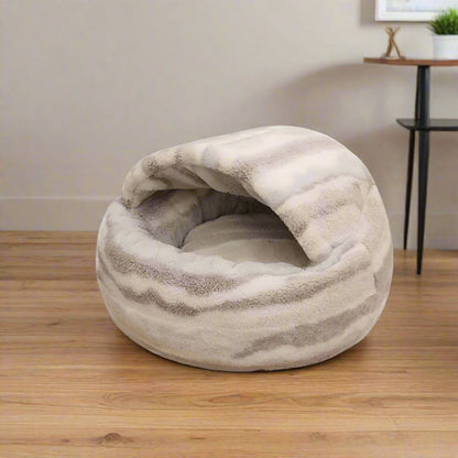Luxurious Stone Pattern Dog Bed