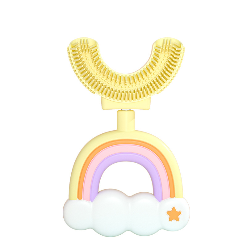 Bright Childrens Soft Toothbrush Fun U Shape Design