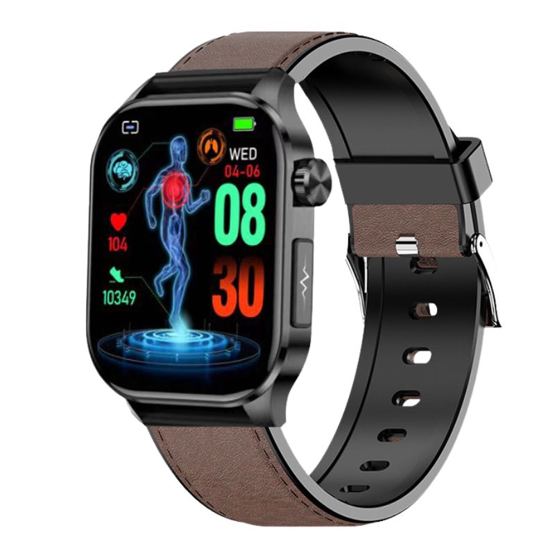 Advanced Health Smartwatch with ECG and Blood Pressure Monitor