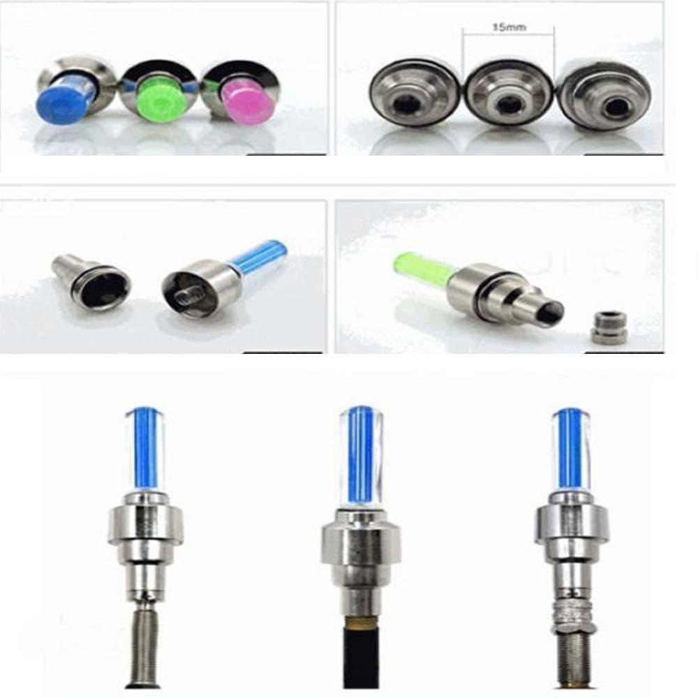 Bright LED Wheel Valve Caps (2 Pack)