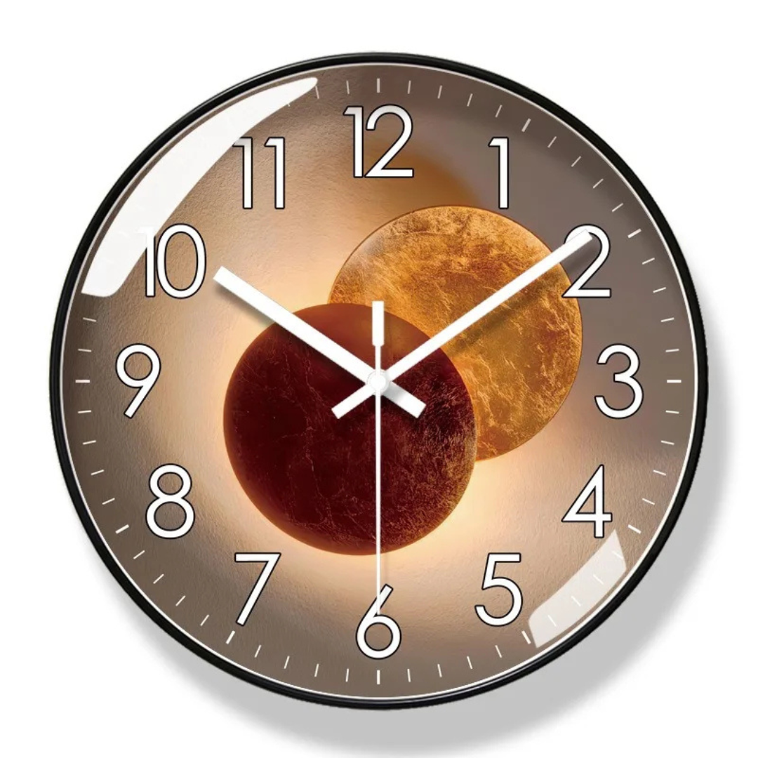 Contemporary Decorative Wall Clock with Sleek Style