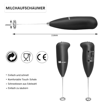 Compact Automatic Milk Frother in Stainless Steel