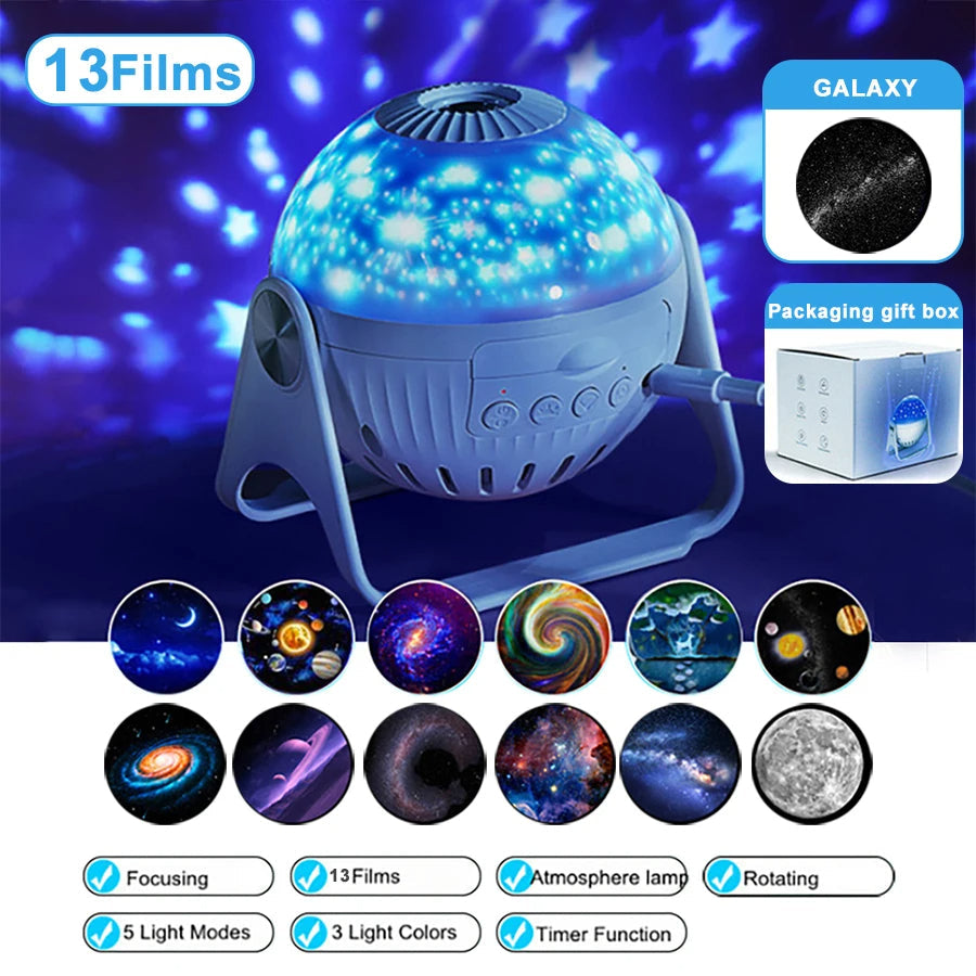 Cosmic Night Sky Lamp Projector
