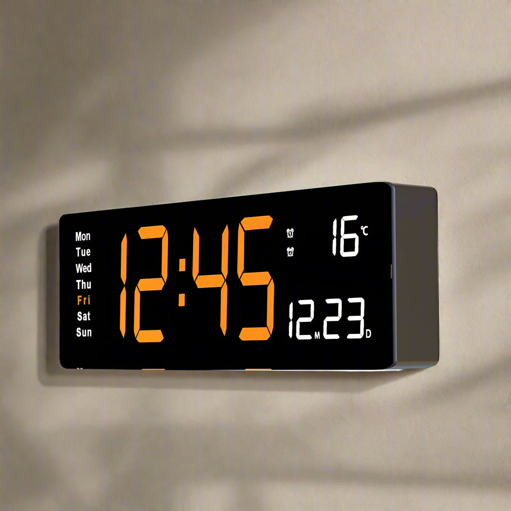 Vibrant LED Table Clock