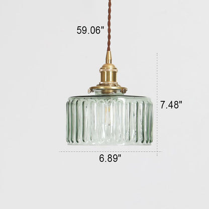 Classic Antique Metal Globe Hanging Lamp