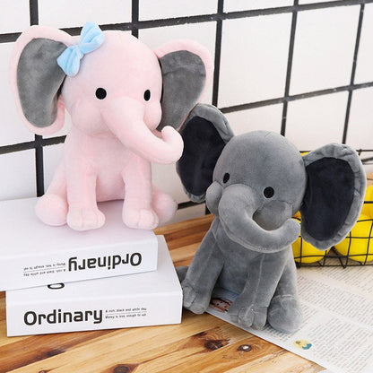 Cuddly Gray Plush Baby Pillow Toys