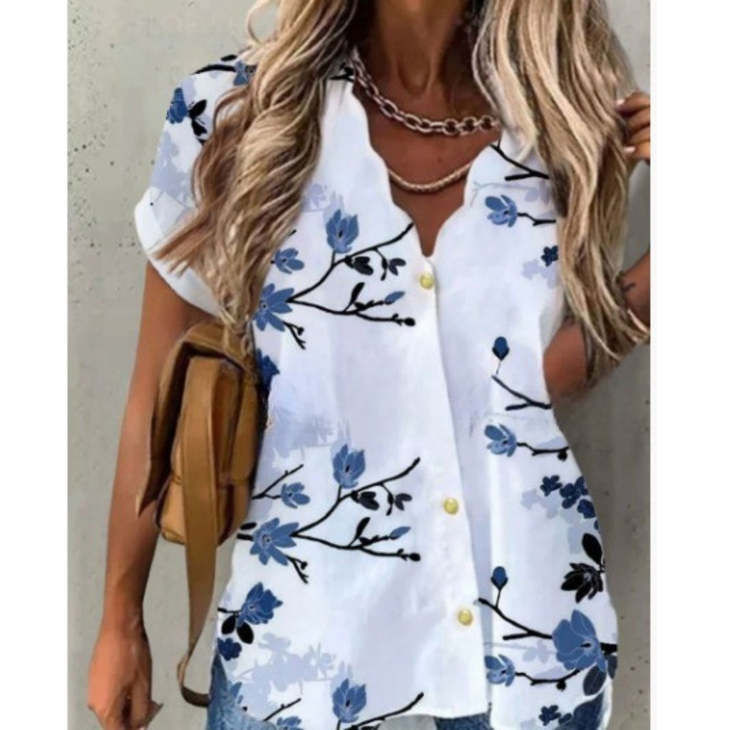 Pretty Floral Women's Blouse
