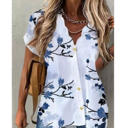 Pretty Floral Women's Blouse