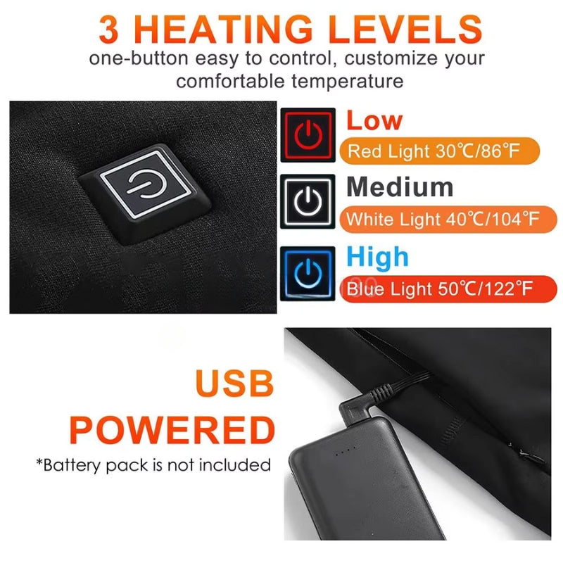 Warm Electric Base Layer Pants for Men and Women