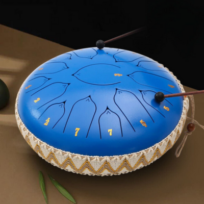 Compact Metal Meditation Drum