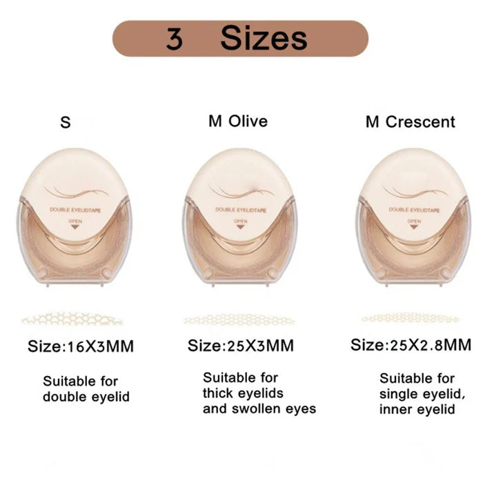 Easy Use Invisible Eyelid Tape Stickers - Luxicro
