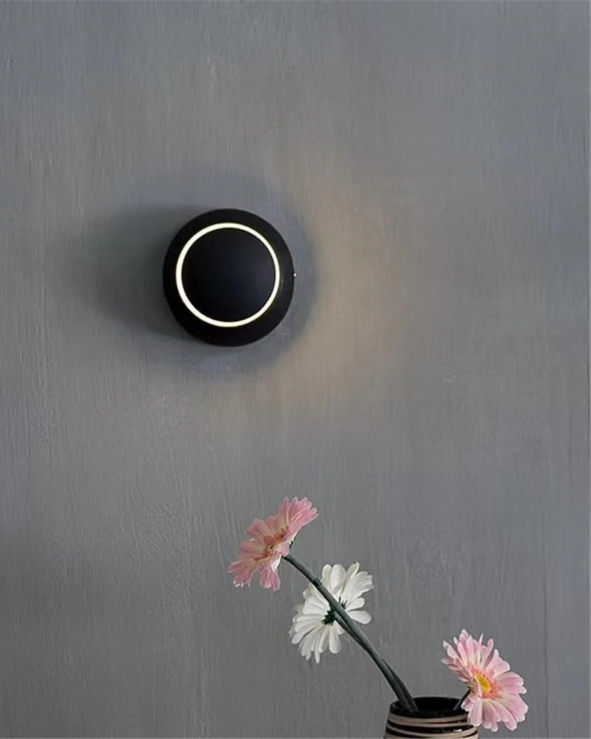 Modern Round Shade Table Lamp with Soft Glow