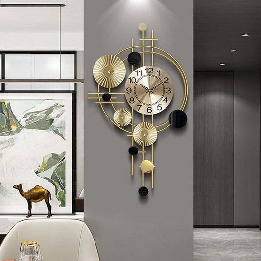 Big Decorative Wall Clock - Luxicro