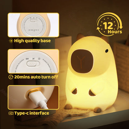 Cuddly Animal Table Night Light