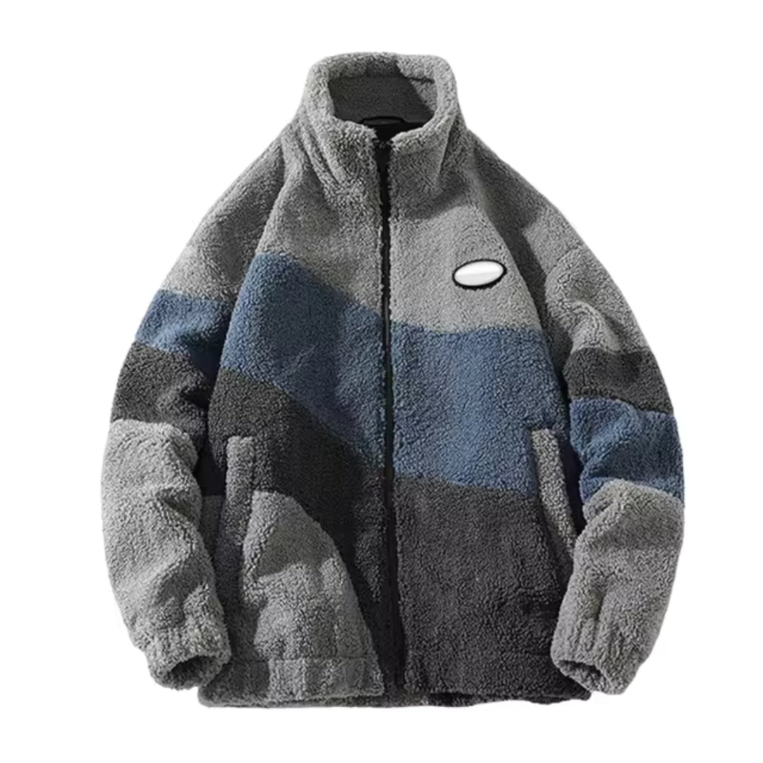 Cozy Mens Fleece Bomber Winter Jacket - Luxicro