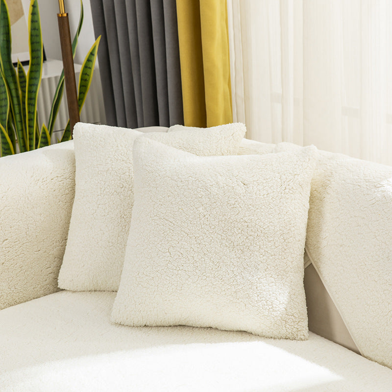 Fuzzy Anti-Slip Wool Couch Protector