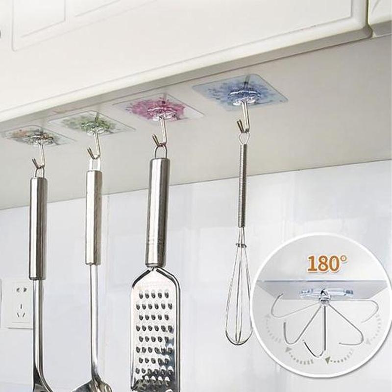 Heavy Duty Adhesive Wall Hooks (10/20/30 Pack)