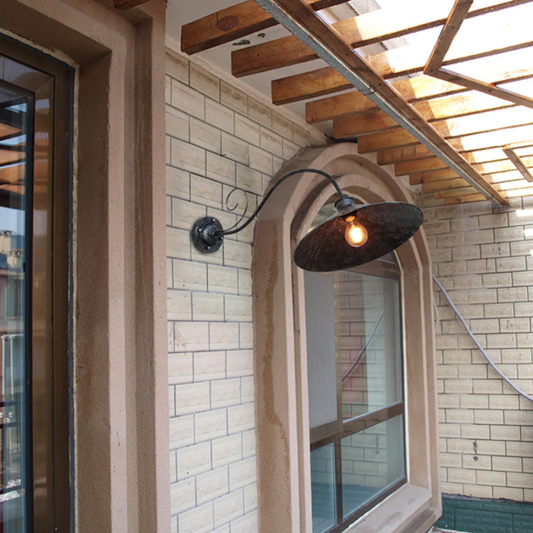 Vintage Exterior Lantern Wall Light