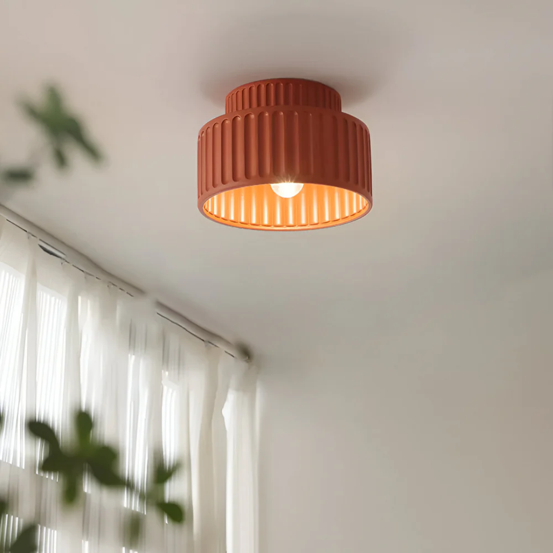 Modern Patterned Overhead Lamp