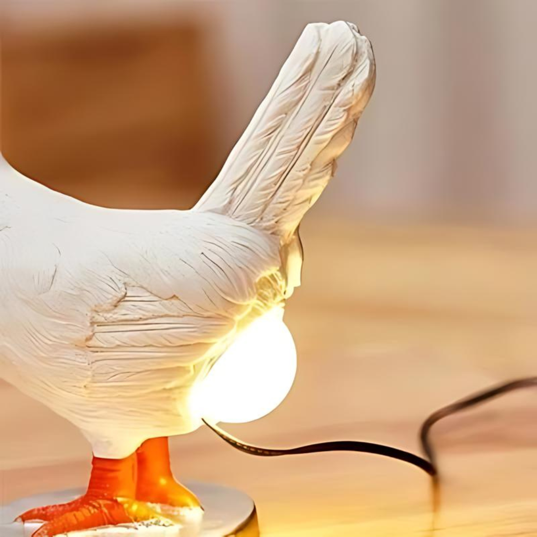 Adorable Farmhouse Desk Lamp with Warm LED Light