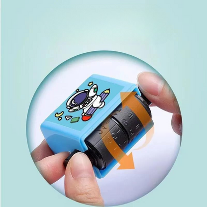 Fun Math Stamp Roller for Kids Learning