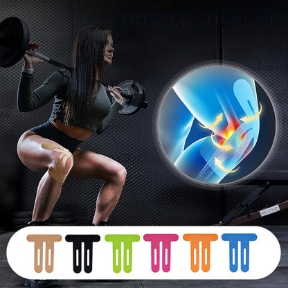 Athletic Knee Support Tape Strips - Luxicro