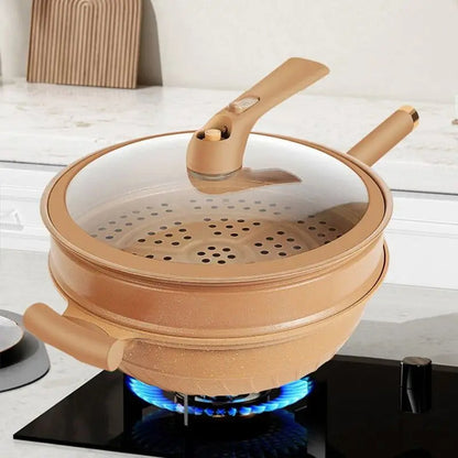 Quick Cook Fry and Steam Kitchen Set