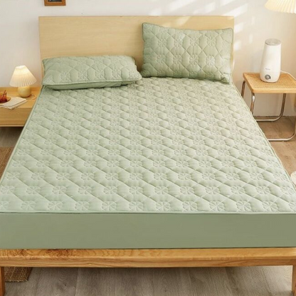 Breathable Bed Protector and Pillowcase Set