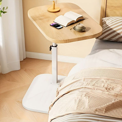 Compact Wooden Sofa Table with Metal Frame