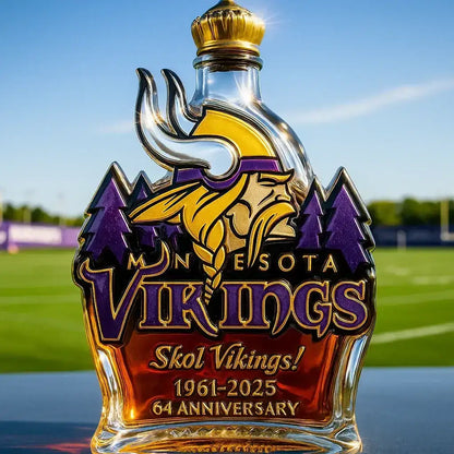 NFL Vikings Collectible Whiskey Decanter - Luxicro