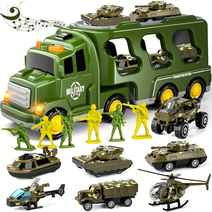 Ultimate Military Action Playset with 14 Vehicles