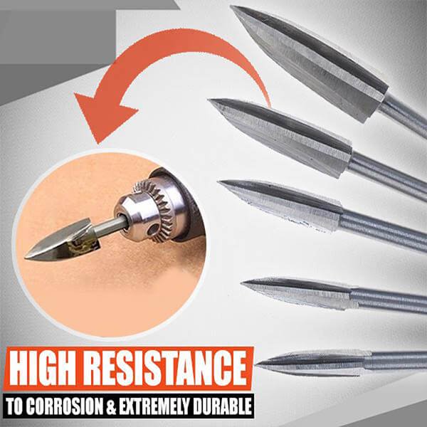 Premium Woodworking Drill Bits (5 Piece Set)