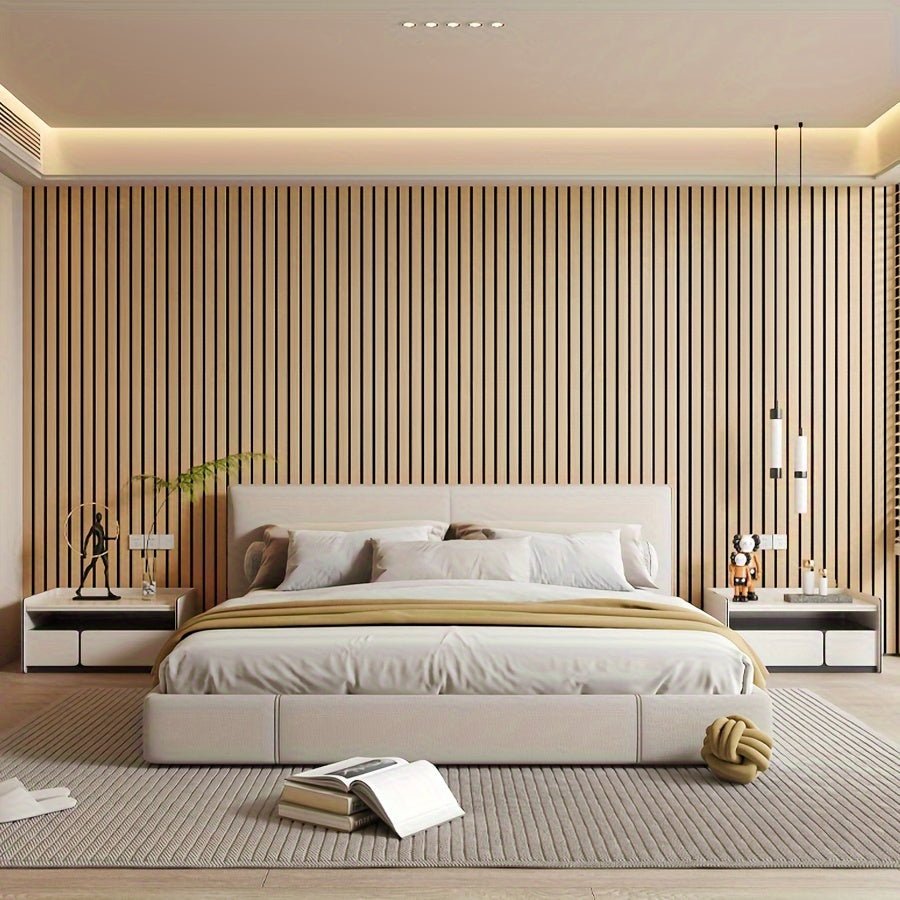 Textured Wooden 3D Wall Decor Panels For Home - Luxicro