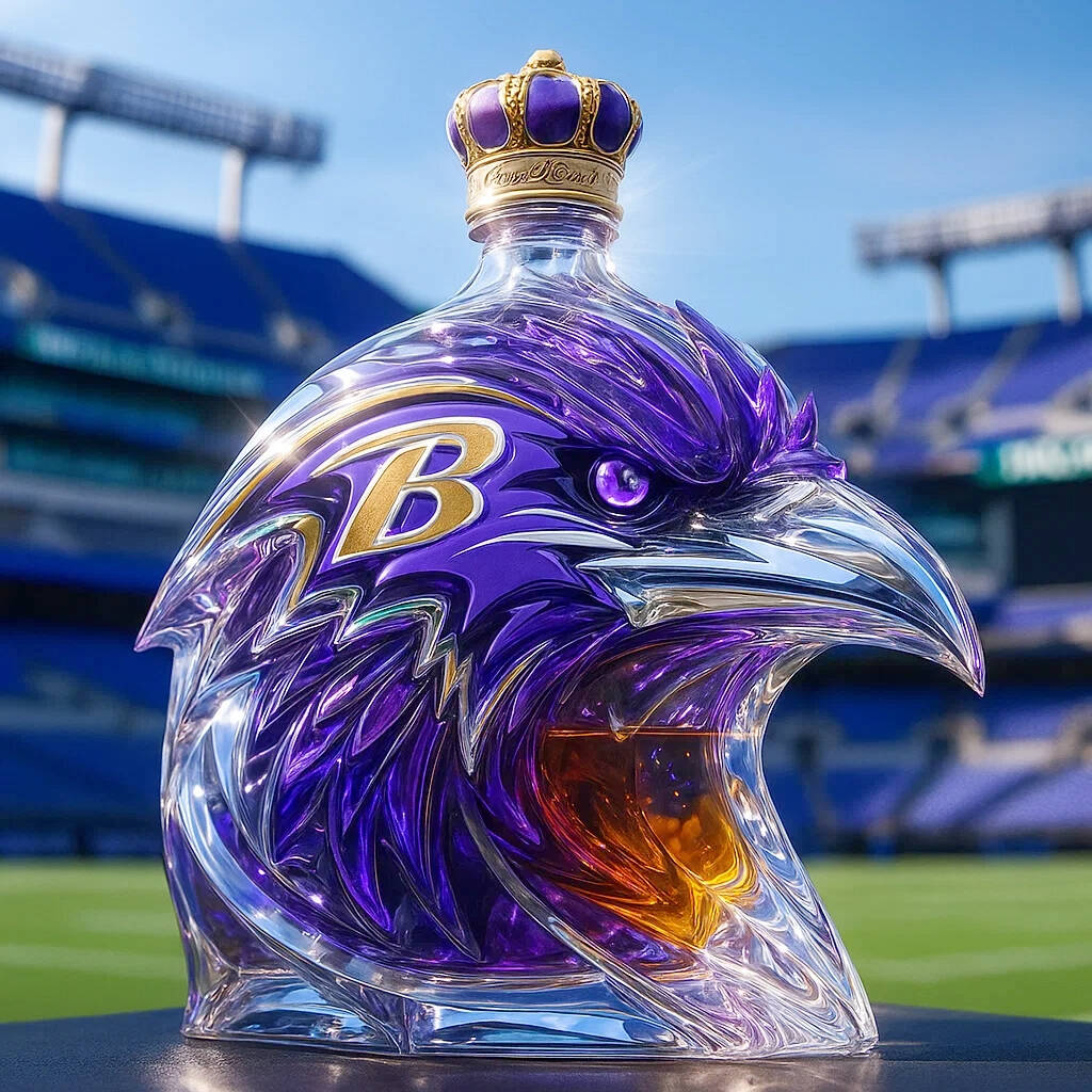 NFL Ravens Liquor Decanter - Luxicro