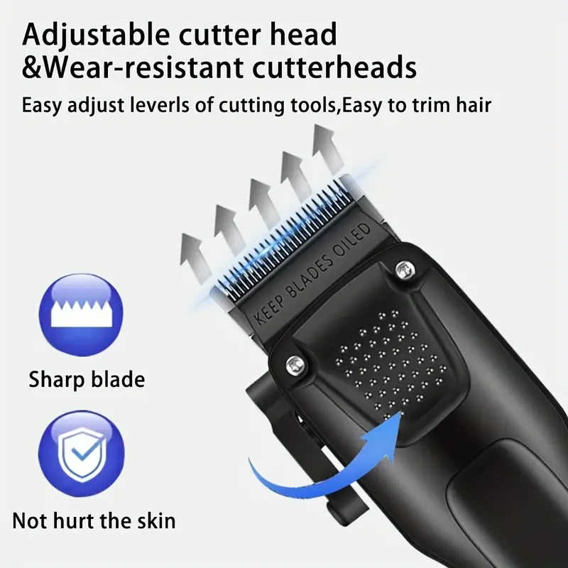 Advanced Mens Grooming Set with Cordless Clippers