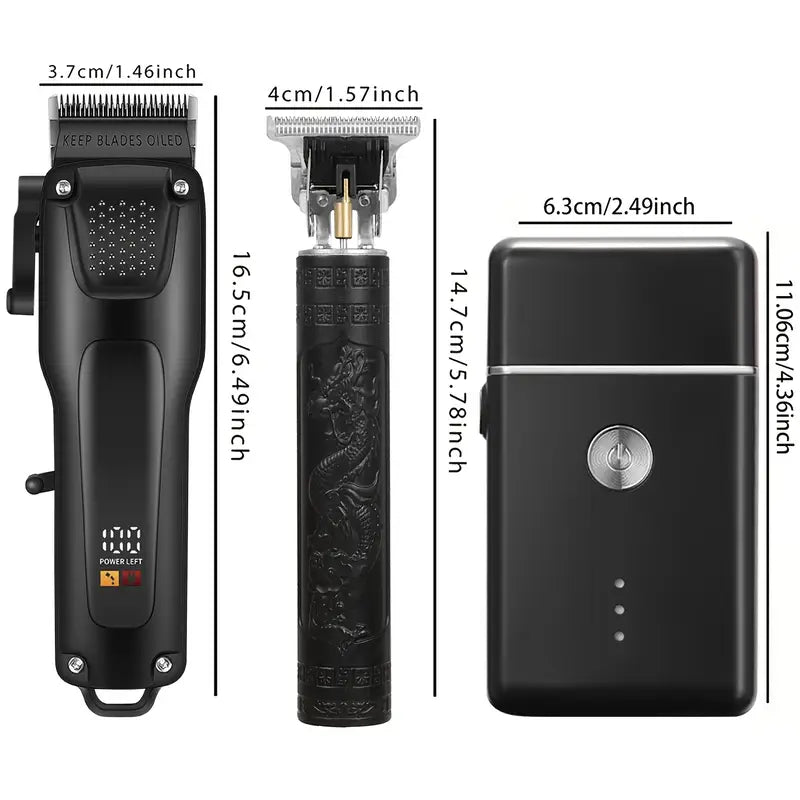 Advanced Mens Grooming Set with Cordless Clippers
