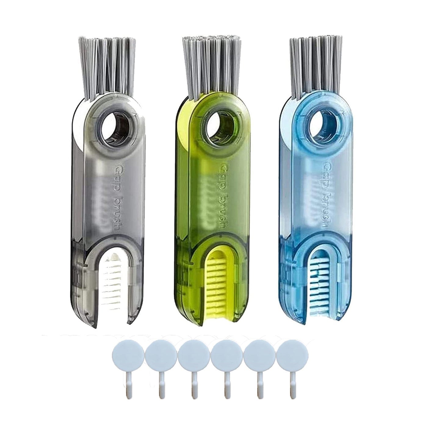 Multi Purpose U Shaped Water Bottle Cleaner Brush