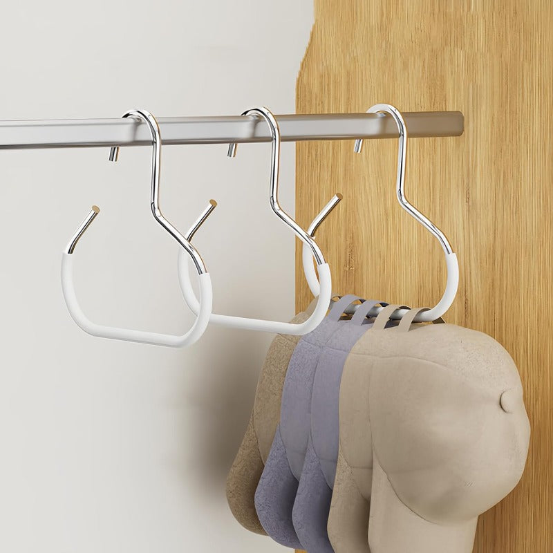 Compact Soft Hangers for Hats and Scarves