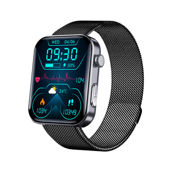 Advanced Health Smartwatch with BP and Blood Sugar Tracker - Luxicro