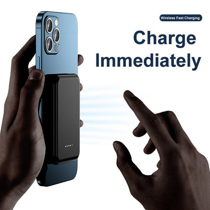 Compact Wireless Phone Power Bank 5000mAh Charger