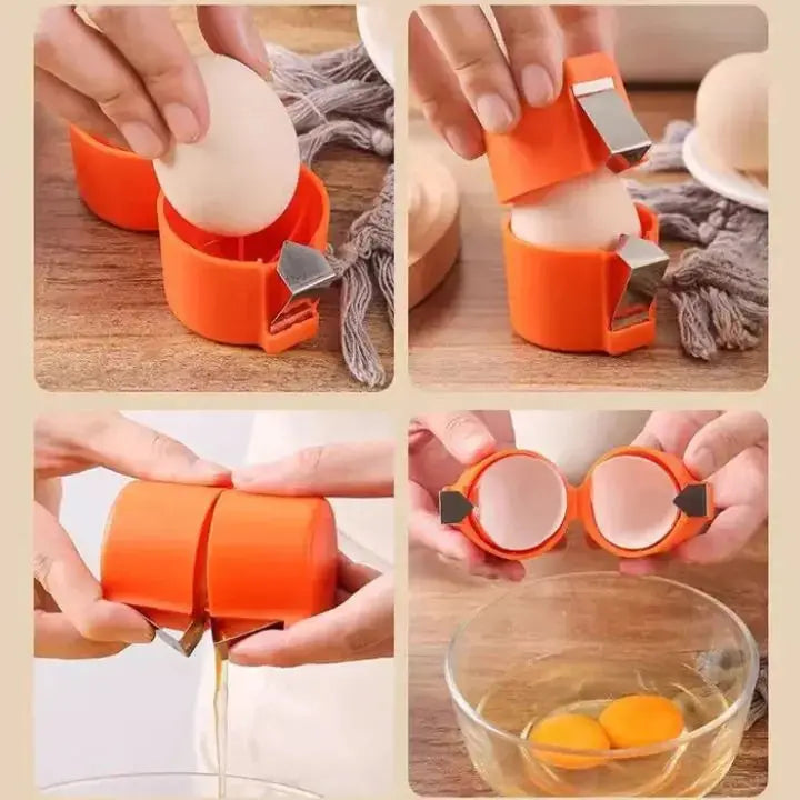 Simple Egg Cracker for Easy Kitchen Use