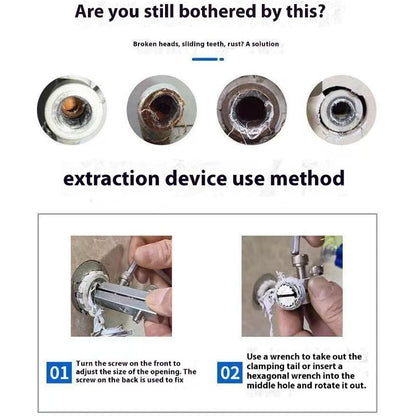 Simple Fast Screw Extractor