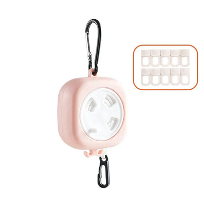 Compact Retractable Indoor Outdoor Clothes Dryer Line