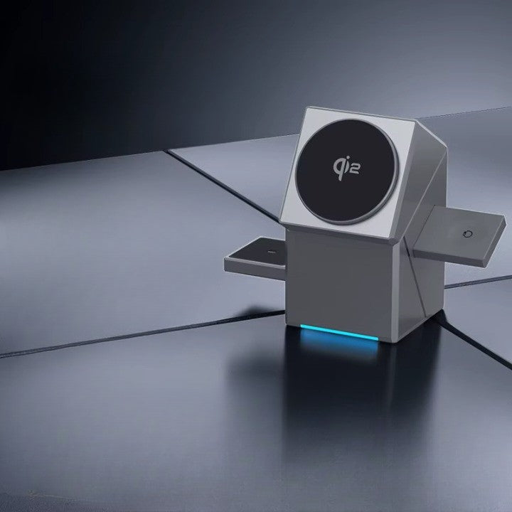Slim 3 in 1 Phone Charging Dock - Luxicro