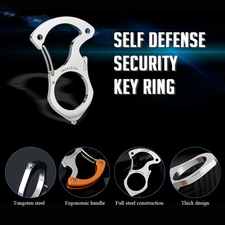 Tactical Outdoor Multi-Tool Keychain Ring