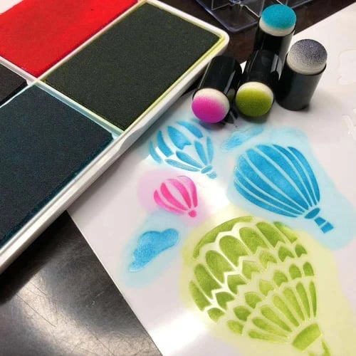 Colorful Children's Art Studio Kit