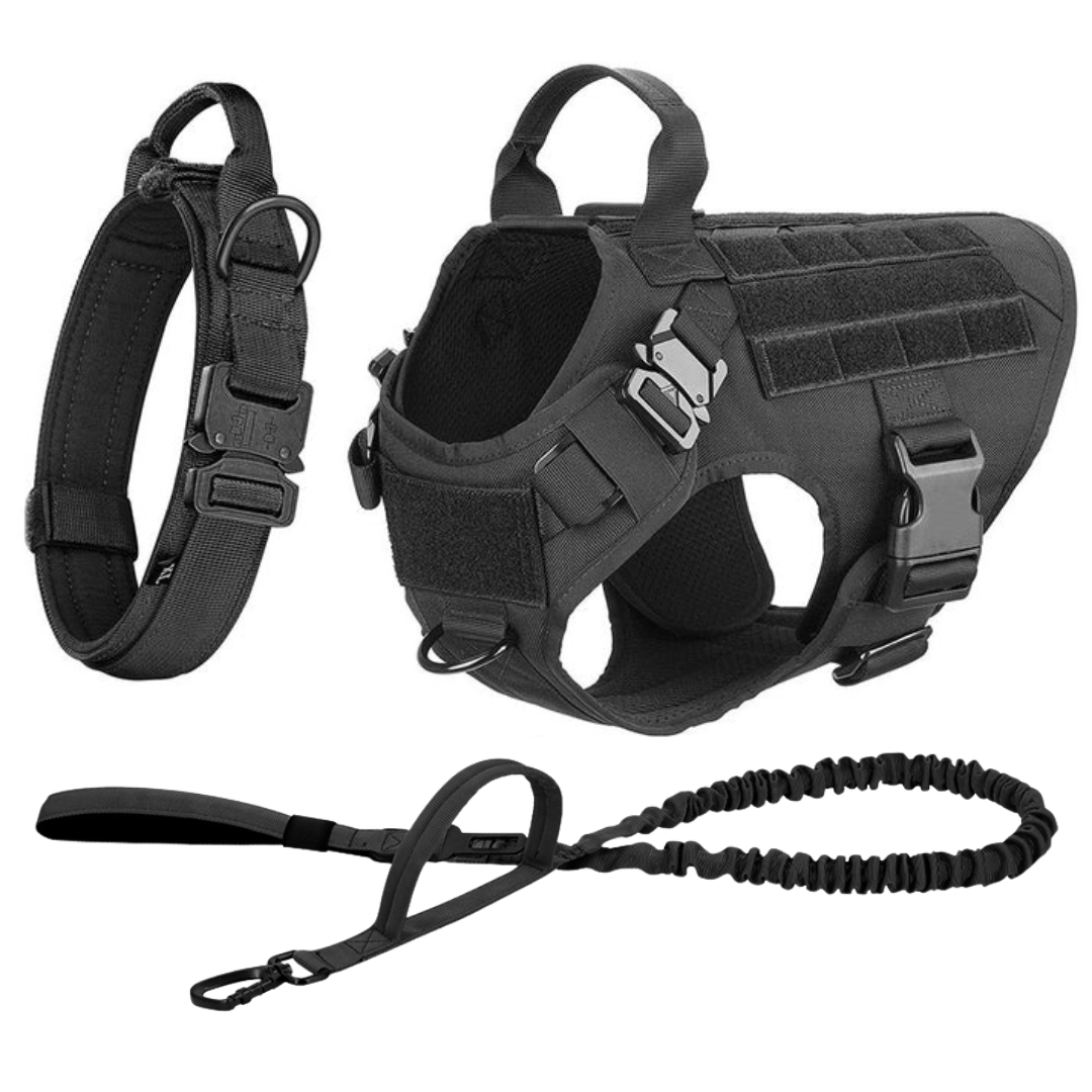 Durable Dog Vest Harness With Front Clip And Back Handle