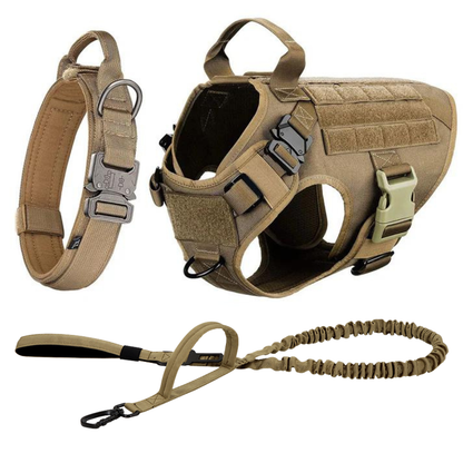 Durable Dog Vest Harness With Front Clip And Back Handle