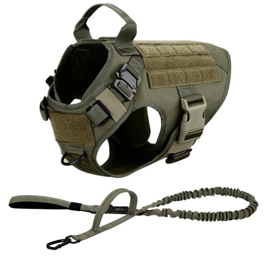 Durable Dog Vest Harness With Front Clip And Back Handle